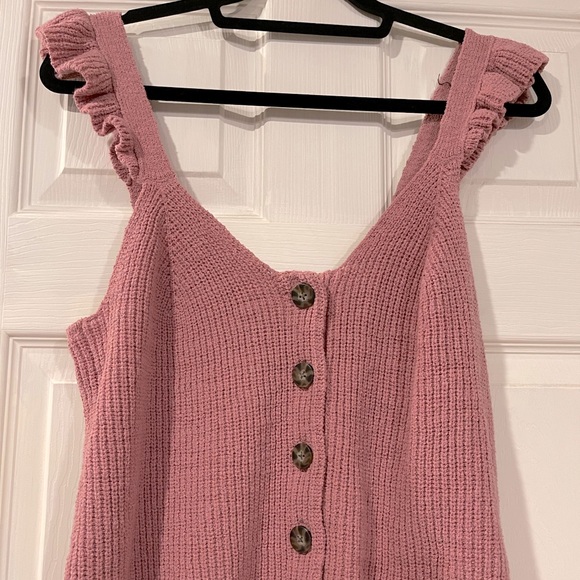 Madewell Ruffle-Strap Button-Front
Sweater Tank - Picture 5 of 5